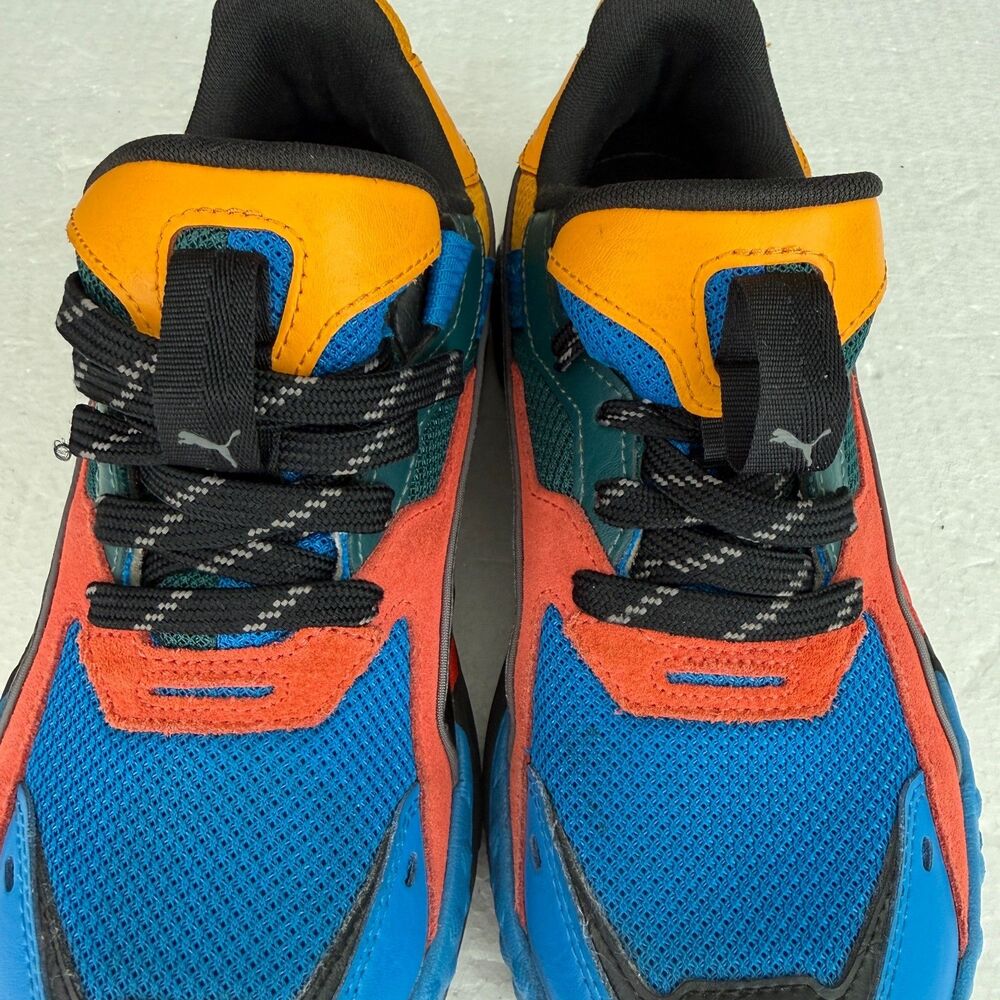 Size 7 - PUMA RS-TRCK CASUAL SHOES Future Blue/Black/Multicolor 391547-01 - Picture 11 of 11